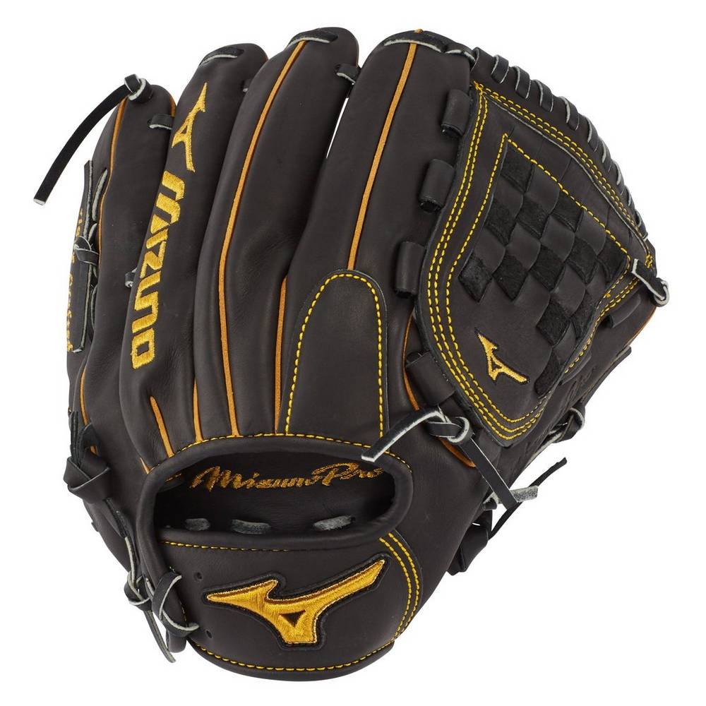 Guantes De Beisbol Mizuno Pro Pitcher’s 12" - Deep Pocket Hombre Negras Ofertas BWFS-32047